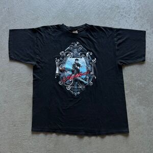 Vintage 90s Highlander Shirt Size XL Black Methos 1996 TV Movie Promo